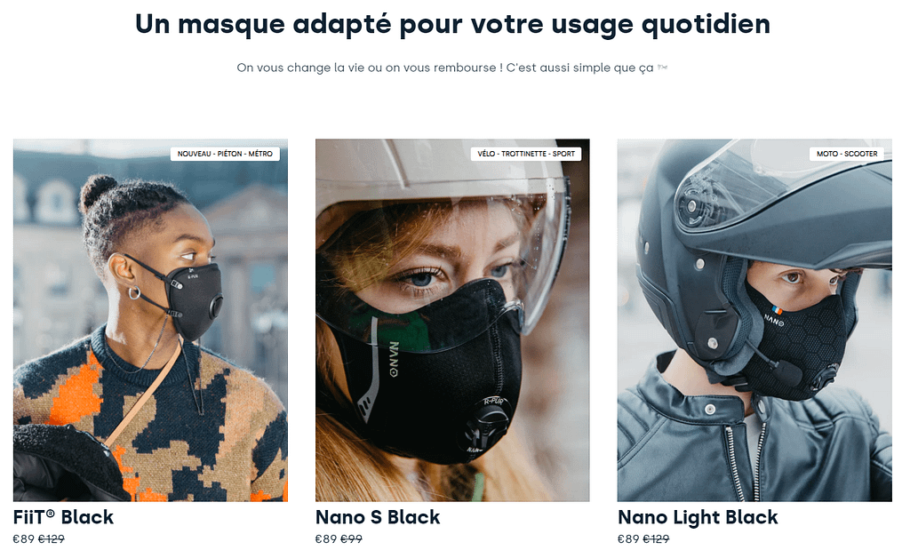 Masques R-PUR Masques R-PUR